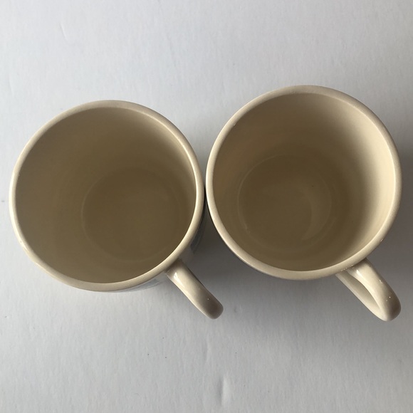 Vintage Pair Of Blue Willow Nesting Coffee Tea Mugs USA - Picture 13 of 16